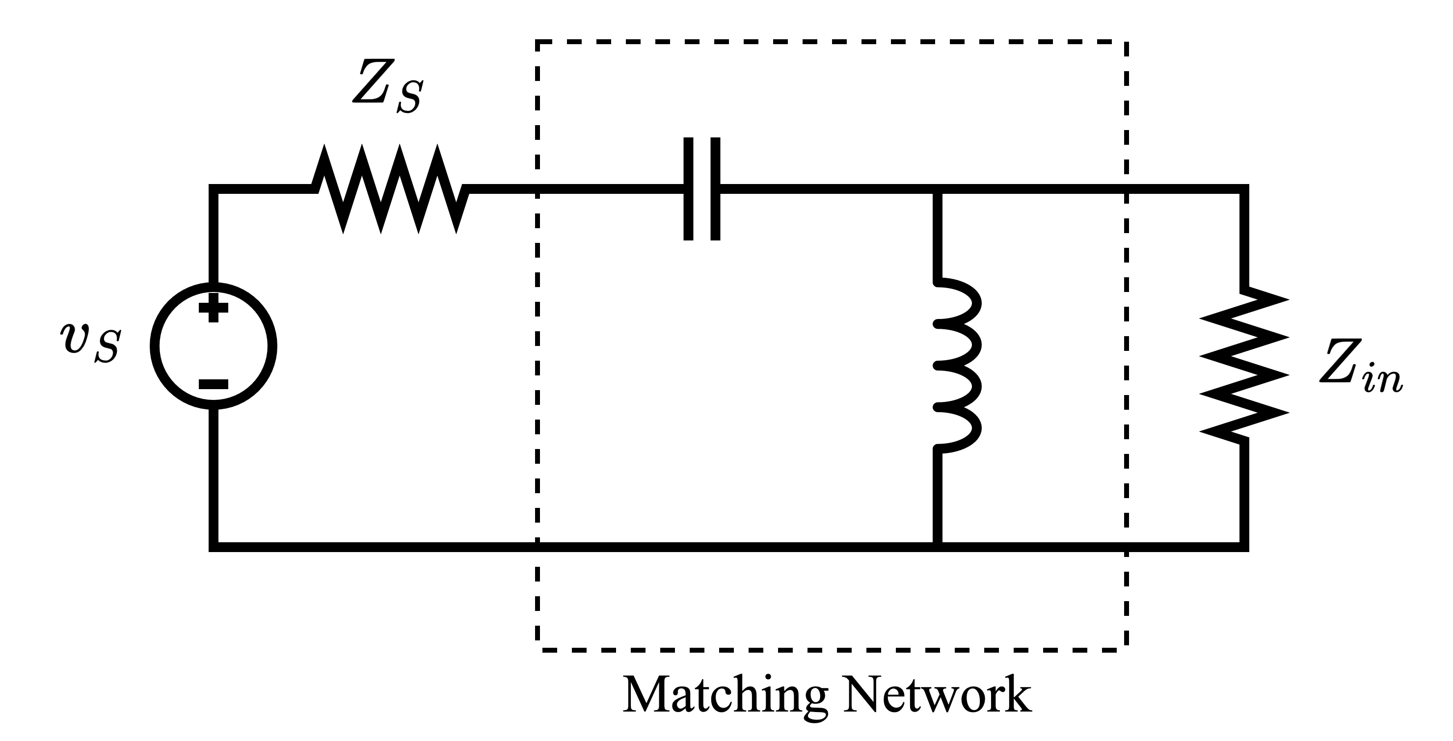 Antenna Drive Model with Matching